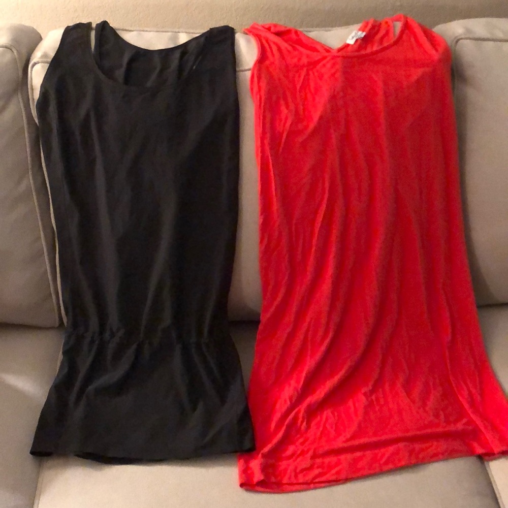 Used lulu lemon tank and splendid dress